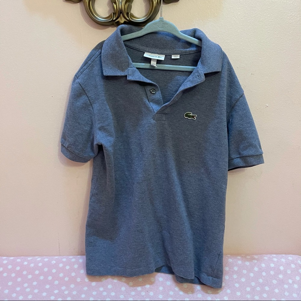 Lacoste Boys’ polo size 10 denim blue
